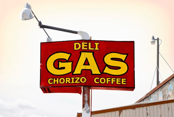 Abandoned gas station store in the Oregon desert.