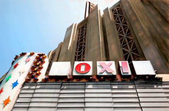 The last of the Roxie Theatre in downtown Los Angeles.