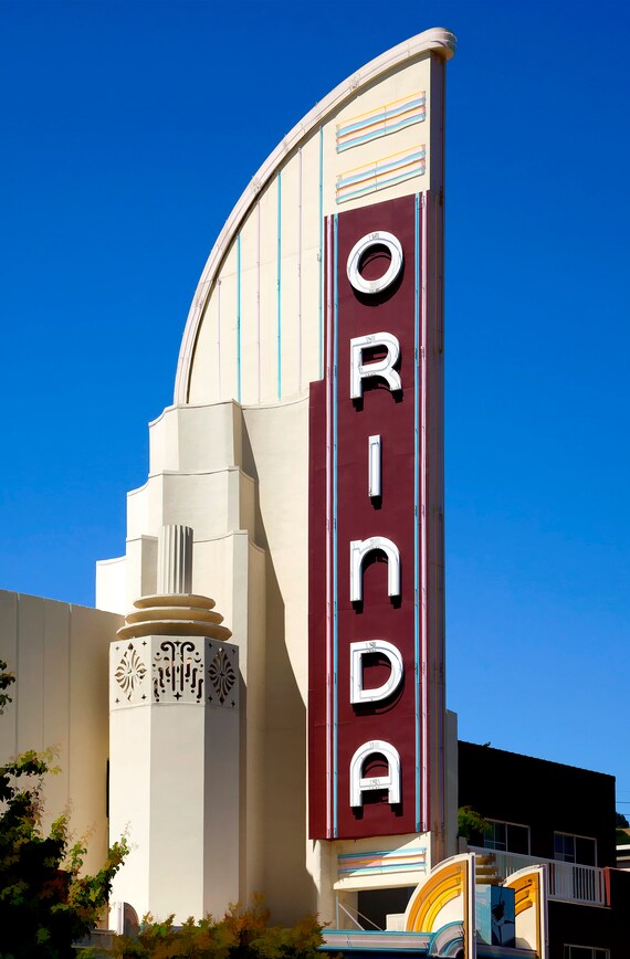 Orinda movie theatre in Orinda, CA.