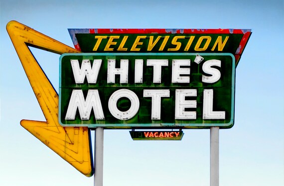 American motel on the highway.