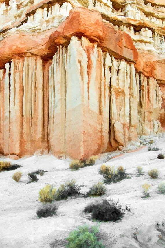 Cliff at Red Rock Canyon, CA.