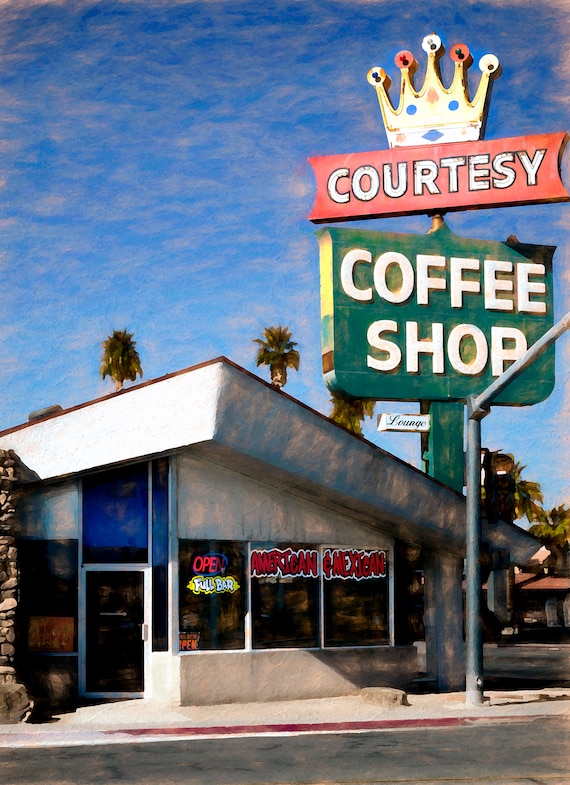 Courtesy Coffee Shop in Blythe, CA.