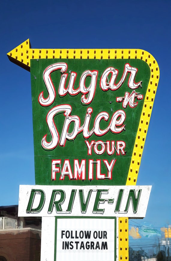 Sugar n Spice Drive-in, Spartanburg, SC.
