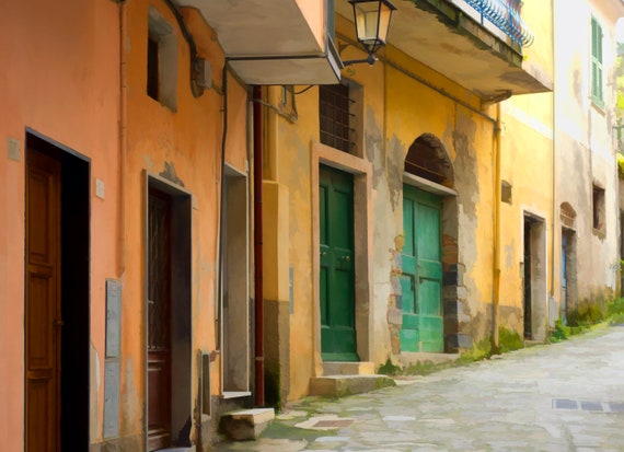 Back lane in Monterossa, Italy.
