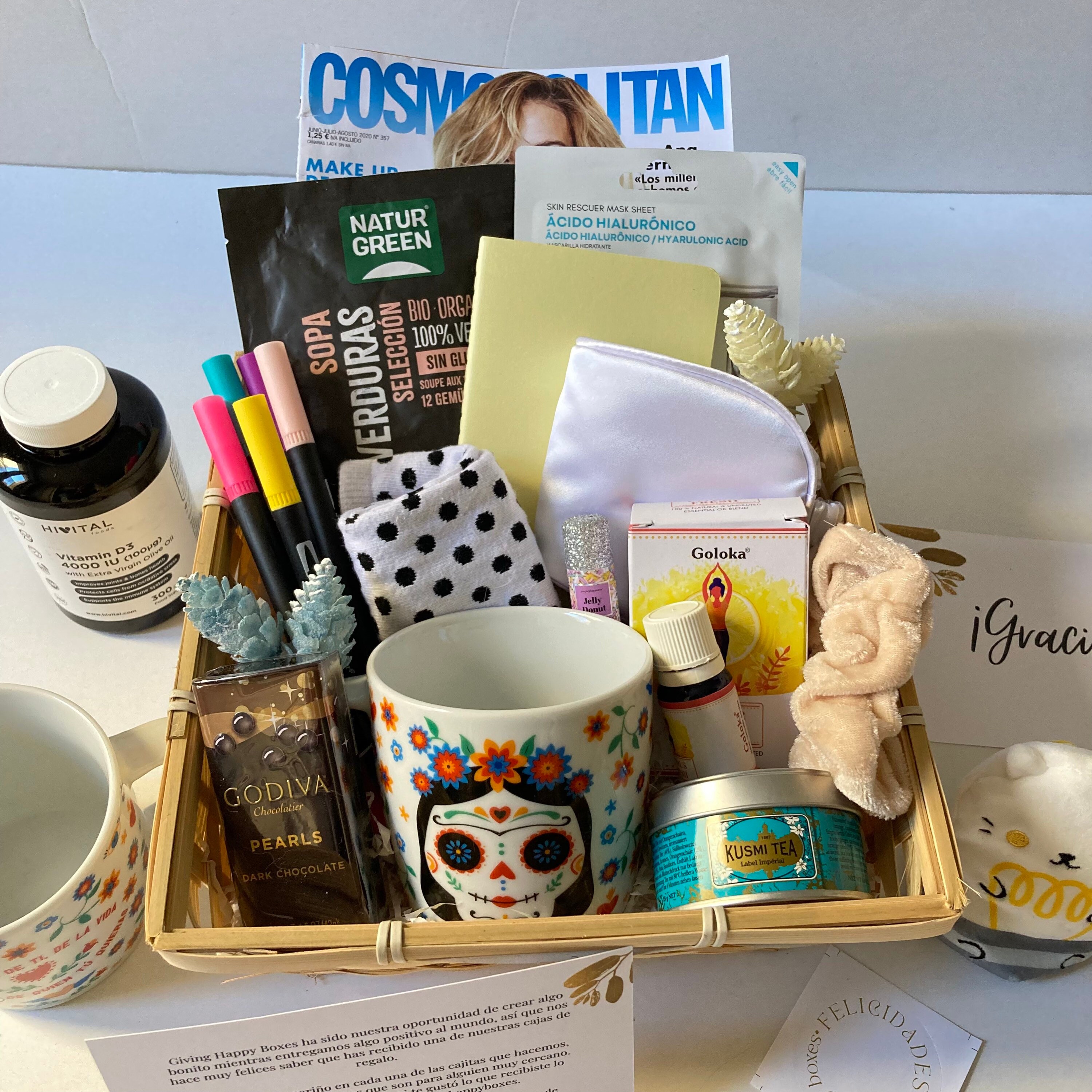 Christmas Gift Box. Secret Santa Gift. Christmas Basket. Gift - Etsy Ireland