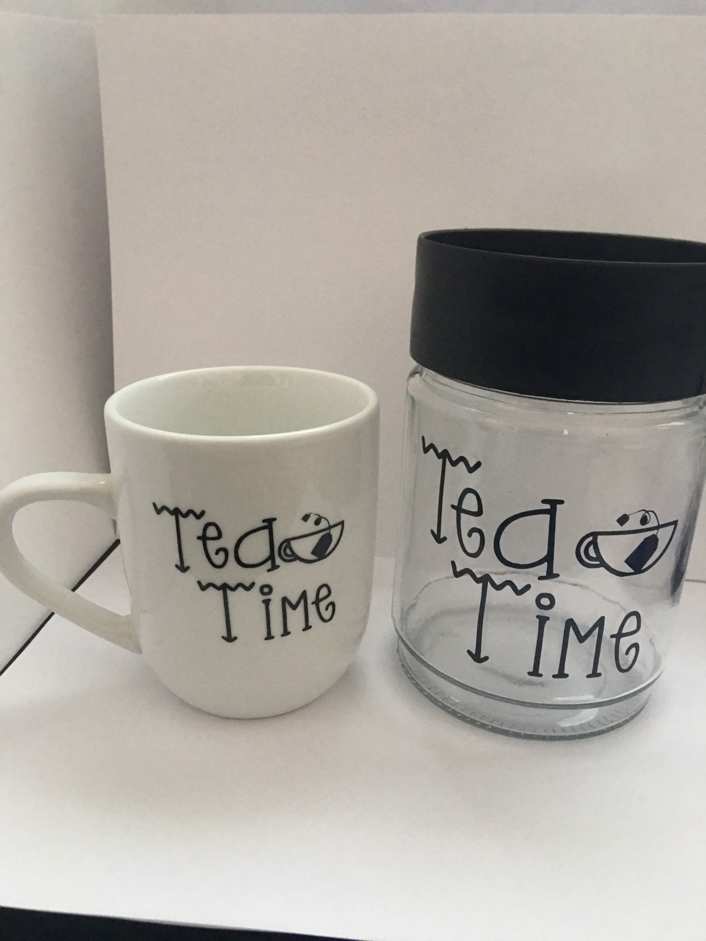 Tea Bag Holder and matching mug Etsy