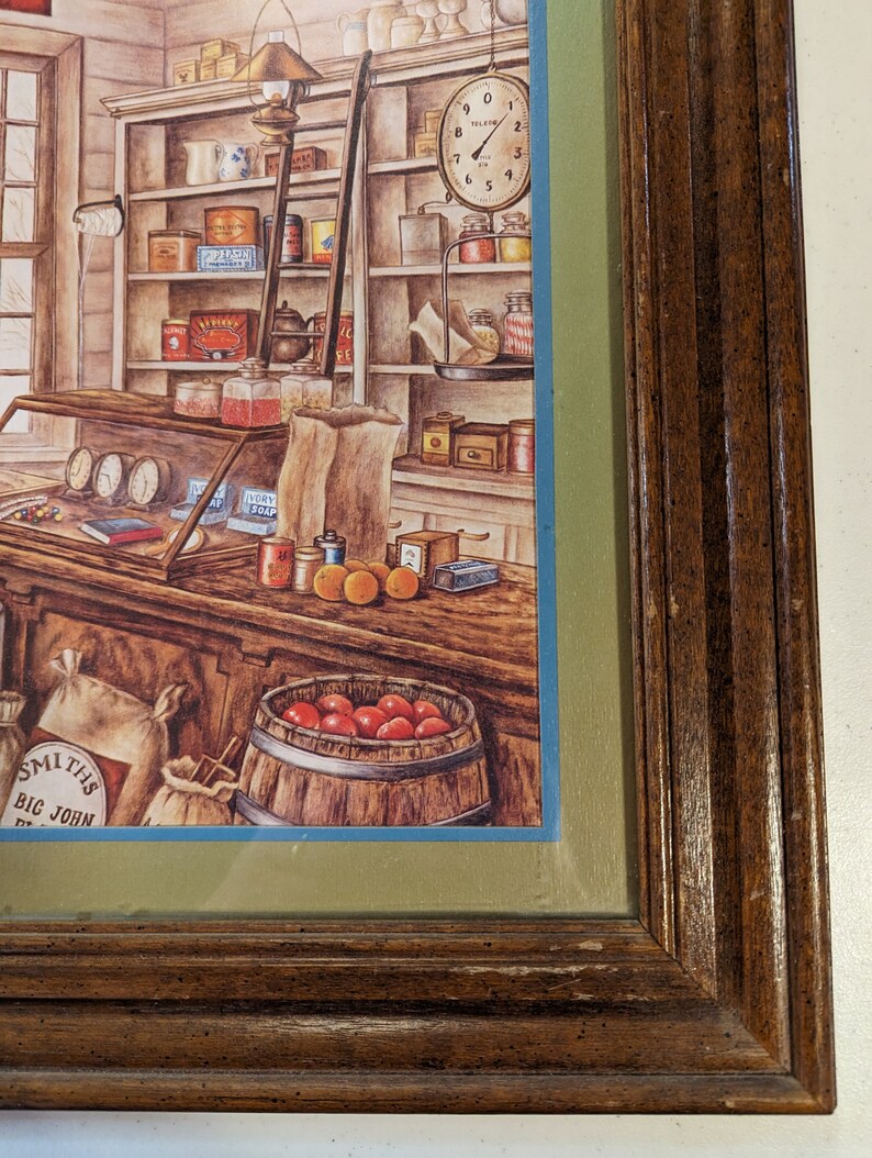 Vintage Kay Lamb Shannon General Country Grocery Store Coca-cola Print ...