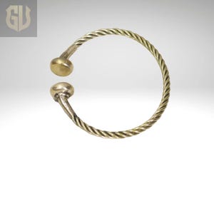 Celtic Torques bronze - Necklace for Celts - Torc latene age - Spiral or Helix Ring for Woman and Men