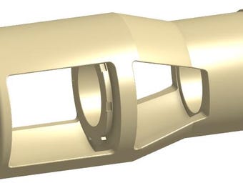 Full-Scale 3D Printed German 10.5 cm leFH 18 leichte Feldhaubitze &quot;light field howitzer&quot; Muzzle Brake – Display or Collectible