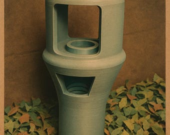 Full-Scale 3D Printed German King Tiger Muzzle Brake – Display or Collectible
