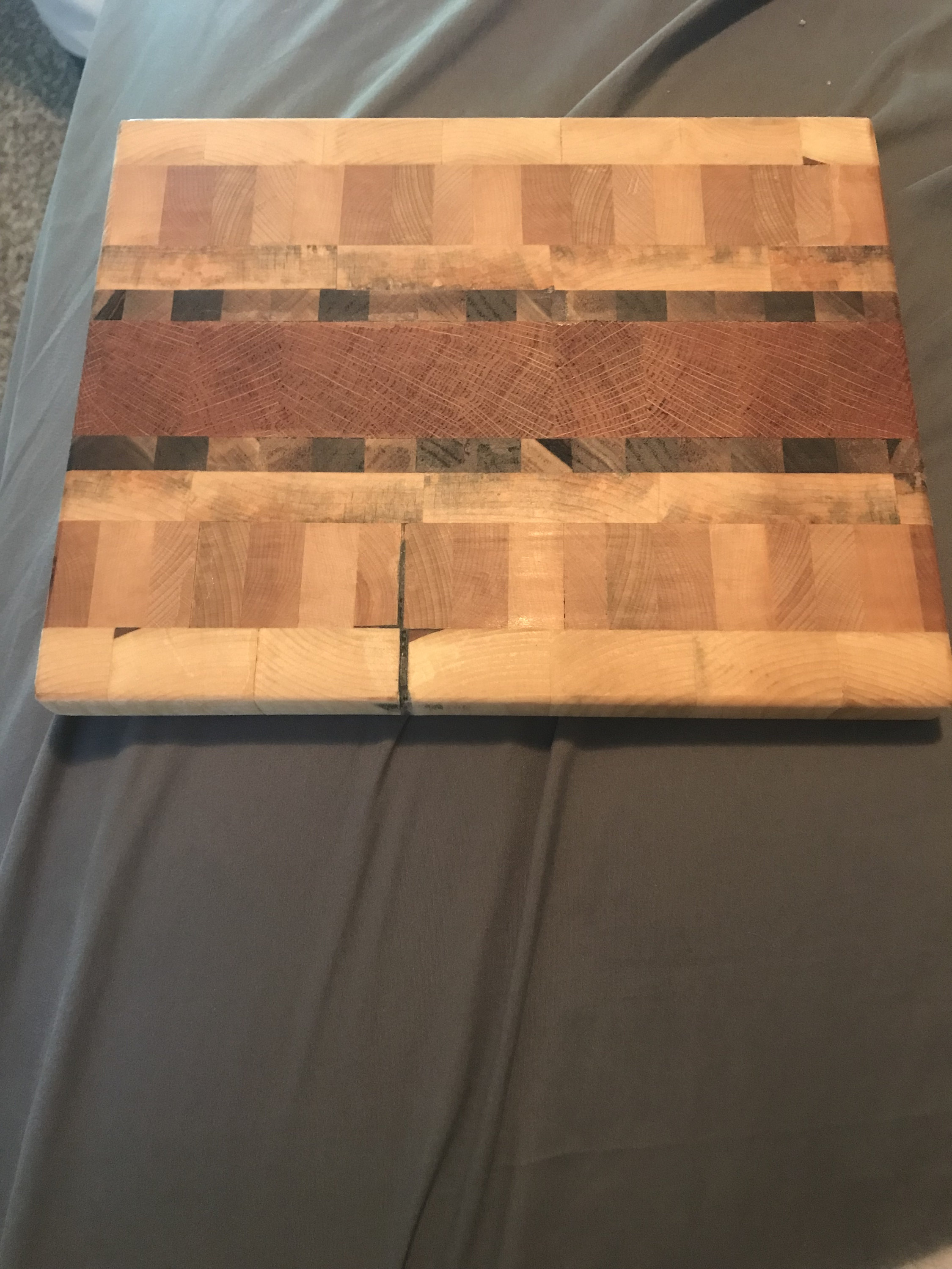 End Grain Red Oak Black Walnut Spalted Maple Hickory and Etsy