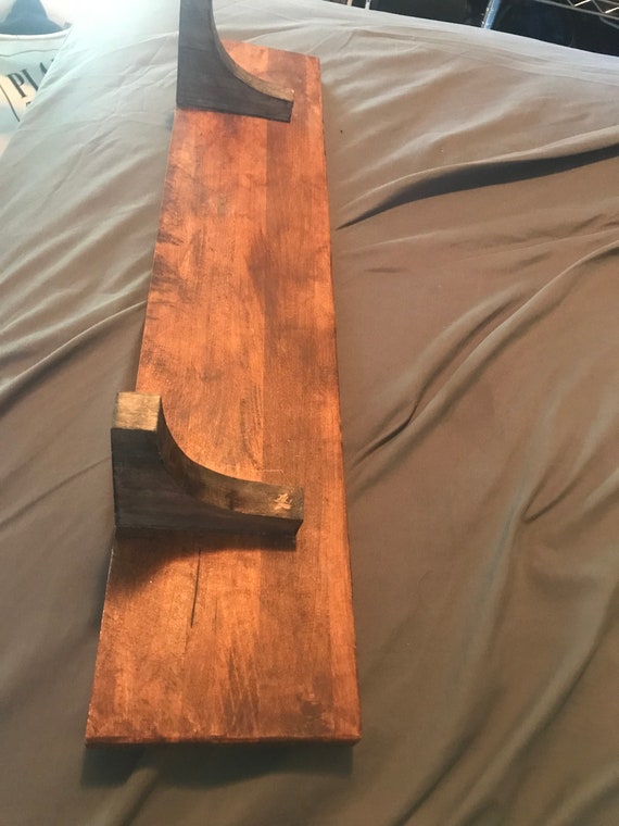 Single Butcher Block Shelf Handmade Fully Furnished Etsy