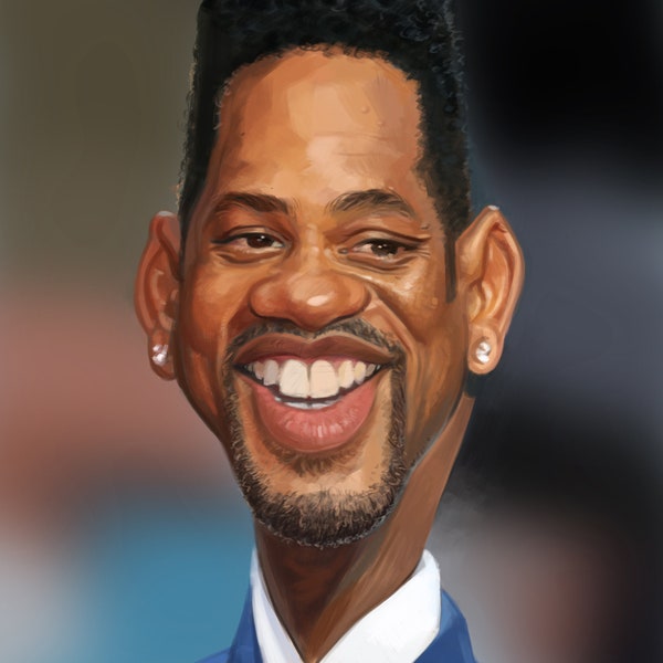 Digital Caricature Celebrities 02