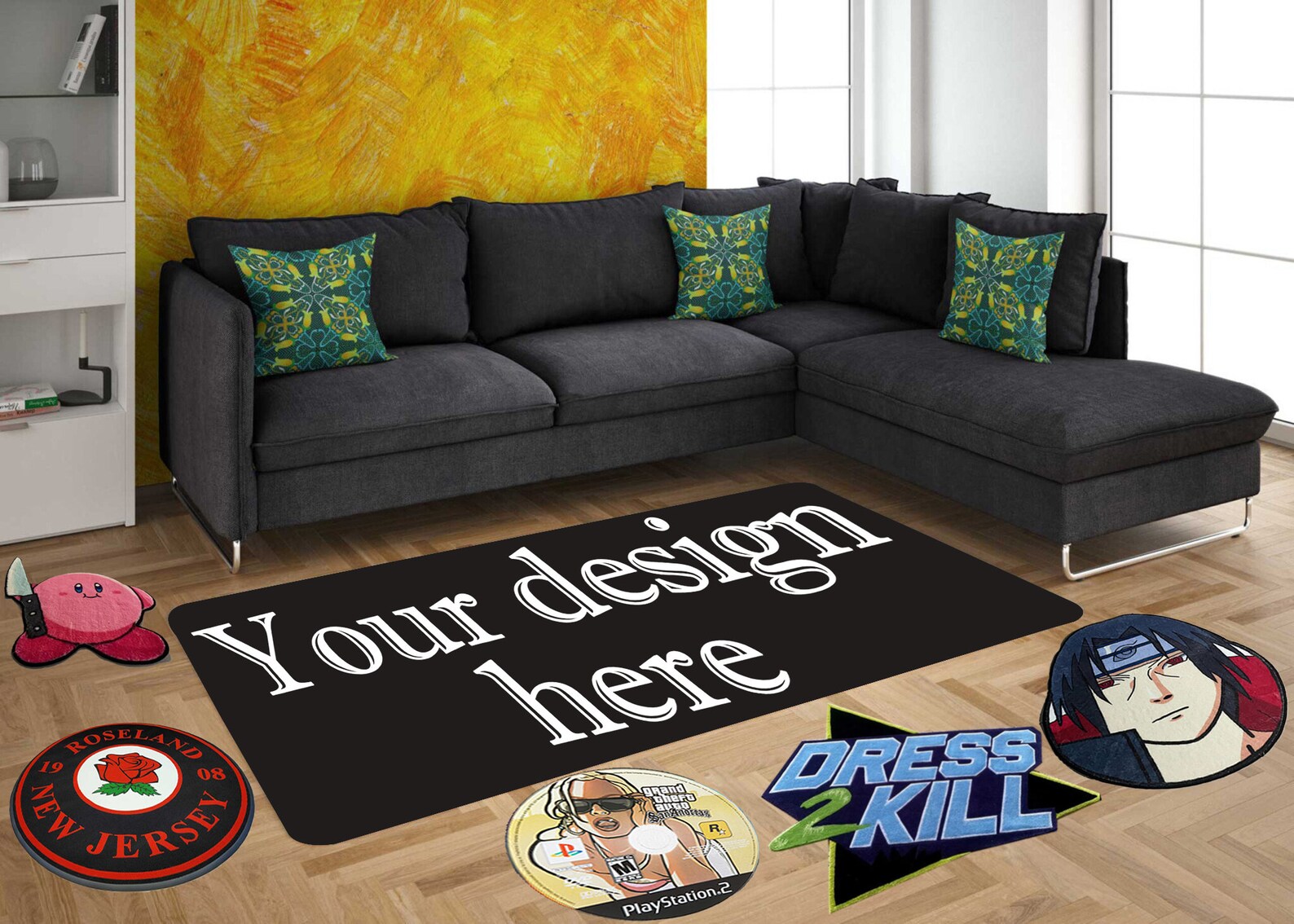 Custom Rug Custom Name Rug Tuft Design Rug Personalized Etsy