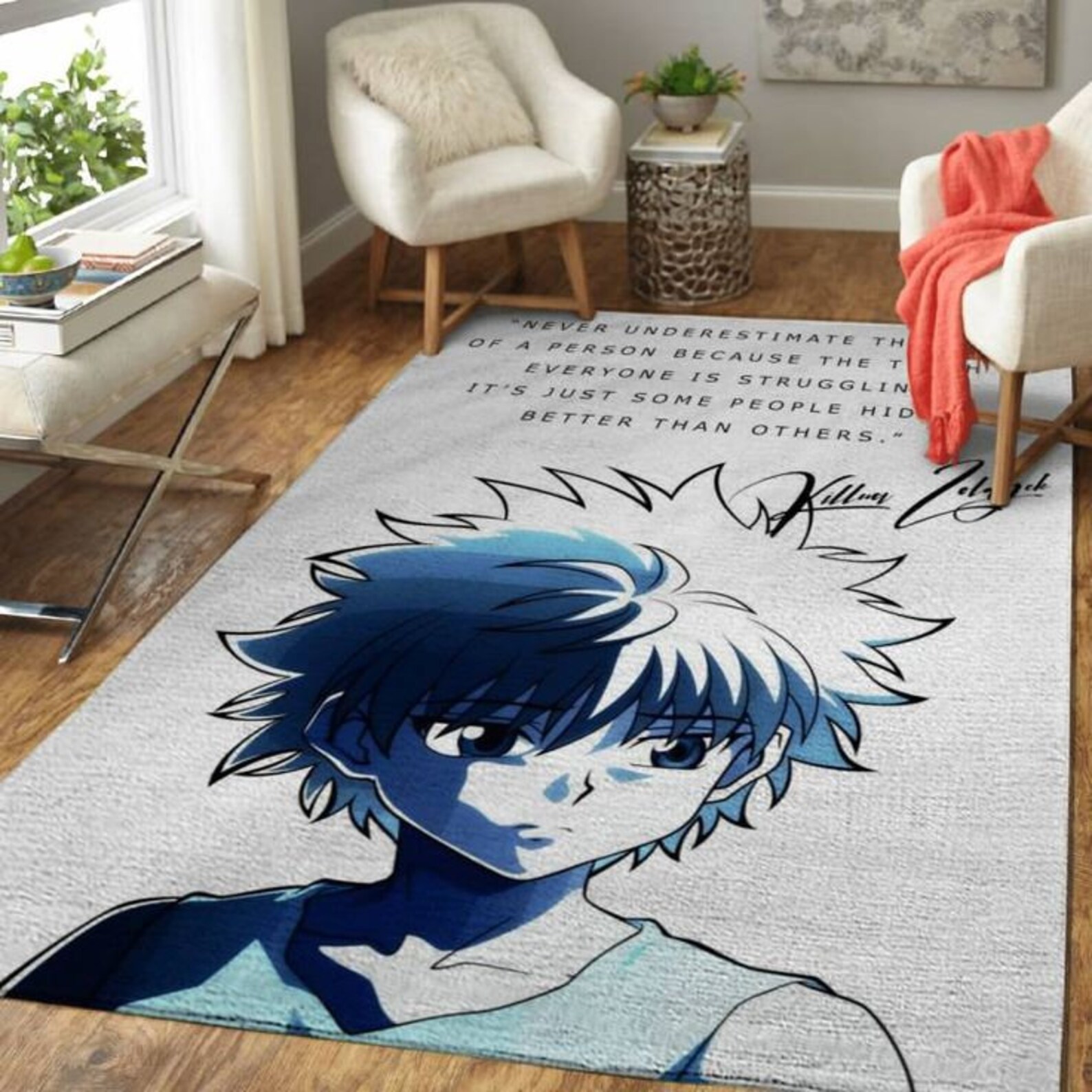 Custom Tuft Rug Design Personalized Shape Design Anime Etsy