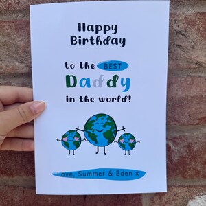 Joyeux anniversaire papa - Le meilleur papa du monde