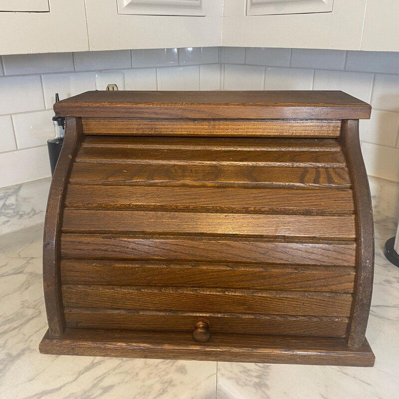 Vintage Bread Box - Etsy