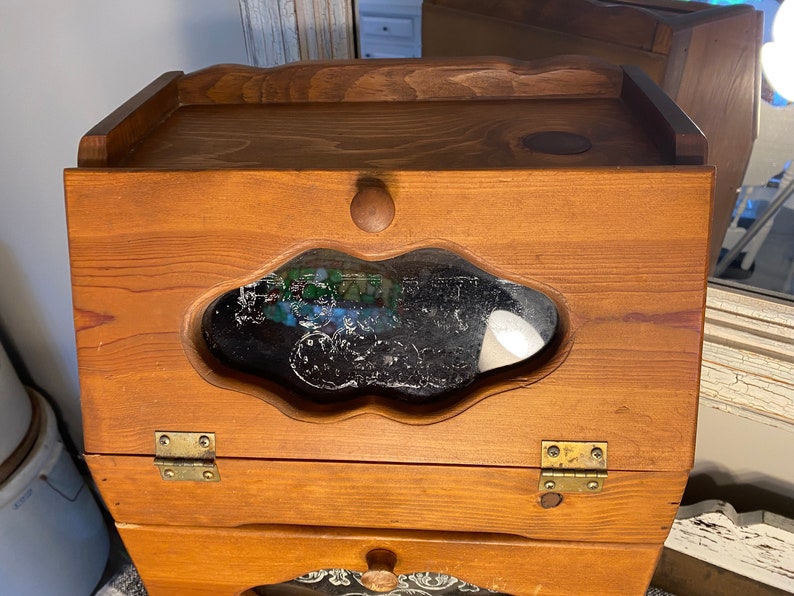 Vintage Two Door Potato and Onion Bin Vegetable Storage Etsy