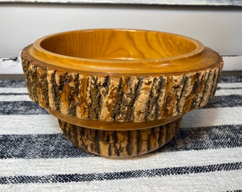 Live Edge Large and Small Nut Bowl