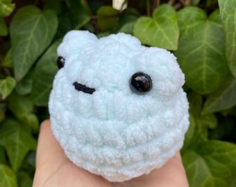 Crochet frog, gehäkelter Frosch, handgemacht, Amigurumi, selbst gemacht