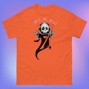Halloweent-shirt, Matching Couples T-shirts, Fun Halloween His and Her Tees, Gift, Trick or Treat, scary,  flying bat, Matching, haunting.