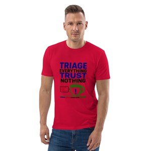SOC Analyst T-Shirt: Triage Everything, Trust Nothing, Security Operations Humor