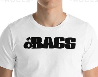 BOLSOS de Ethereum - Camiseta ETH Crypto Negro sobre blanco