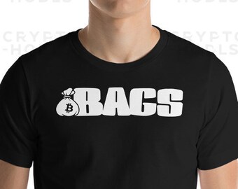 Bolsas de Bitcoin - Camiseta Bitcoin / Camiseta BTC / Camiseta Bitcoin / Camiseta Crypto / Camiseta Bitcoin / Camiseta Bitcoin Negra / Camiseta personalizada