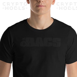 Bags of Bitcoin - Bitcoin Shirt | BTC T-Shirt | Bitcoin Tshirt | Crypto Shirt | Bitcoin T Shirt | Black Bitcoin Shirt | custom shirt