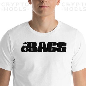 BAGS of Ethereum - ETH Crypto T-Shirt Black on White