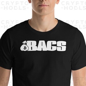 Bags of Bitcoin - Bitcoin Shirt | BTC T-Shirt | Bitcoin Tshirt | Crypto Shirt | Bitcoin T Shirt | Black Bitcoin Shirt | custom shirt