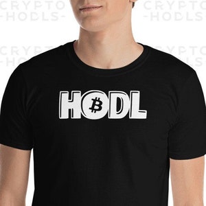 HODL Bitcoin - Bitcoin Shirt | BTC T-Shirt | Bitcoin Tshirt | Crypto Shirt | Bitcoin T Shirt | Black Bitcoin Shirt | BTC custom shirt