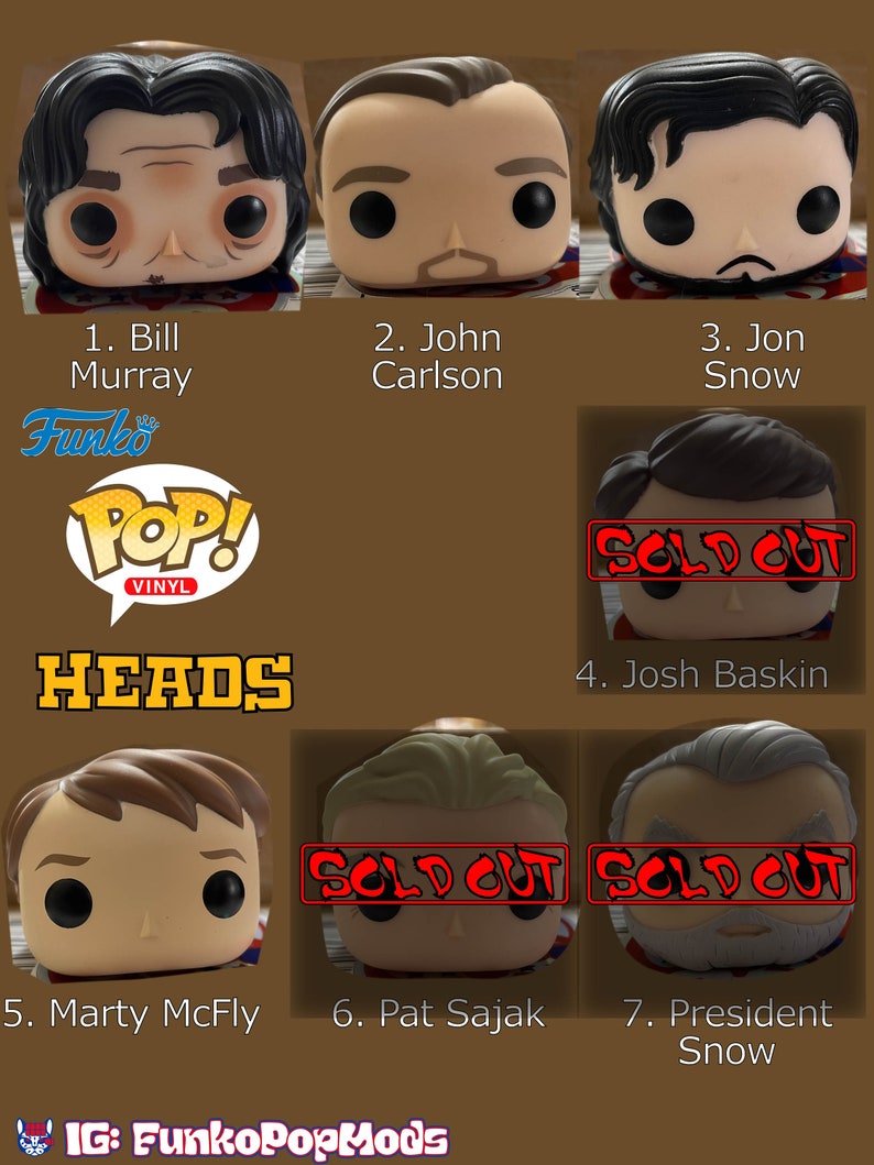 do funko pops have stuff in the heads