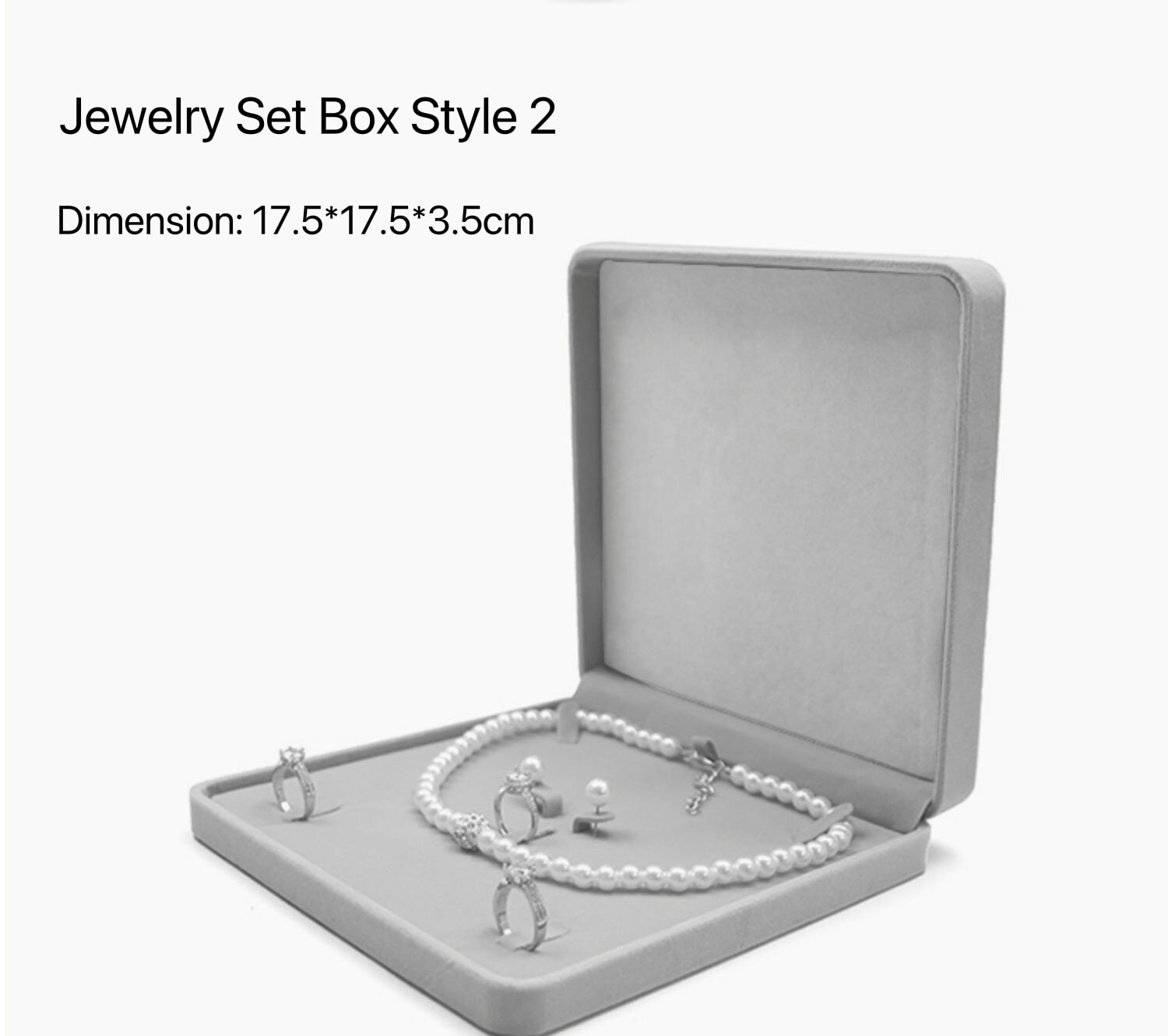 Velvet Jewelry Box Packaging Luxurious Velvet for Necklace Etsy