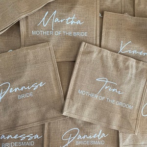 Burlap Beach Bag Custom Jute Bag Custom Burlap Bag Jute Tote bag Burlap Bag Personalized Burlap Tote Burlap Gift Bags Rustic Wedding Jute