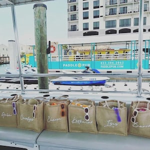 Tote personalizzate per l'addio al nubilato - Borsa tote con manico per l'addio al nubilato - Borsa di benvenuto per l'addio al nubilato - Tote Went To The Bachelorette Favor Bags