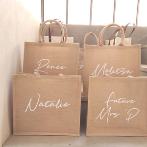 Mother Of The Bride Tote Bag Custom Mother Of The Bride Bag Mother Of the Bride Gift Gift For Mother Of Bride Burlap Mother of the bride