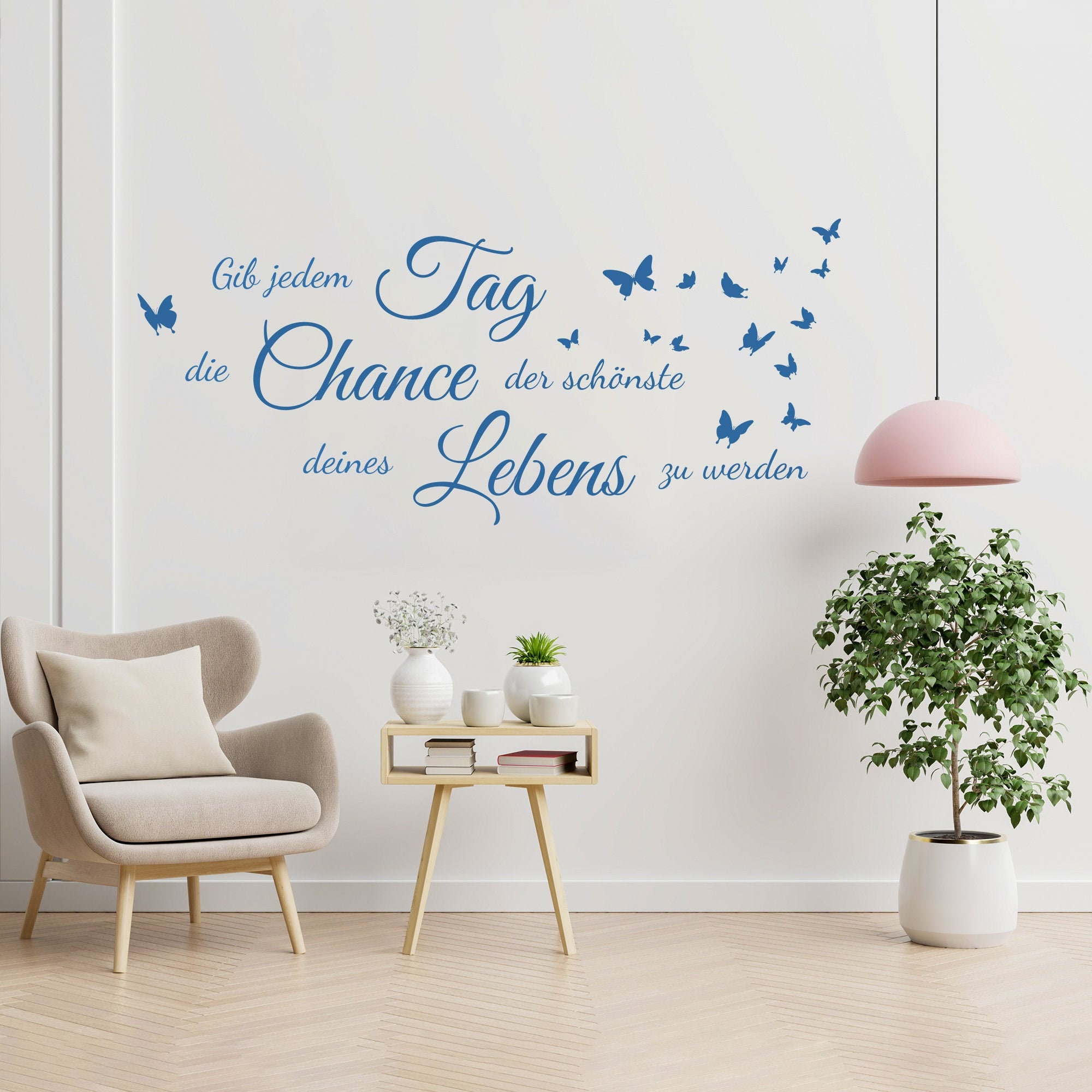 Wandtattoo Schlafzimmer Wohnzimmer Gib jedem Tag die | Etsy