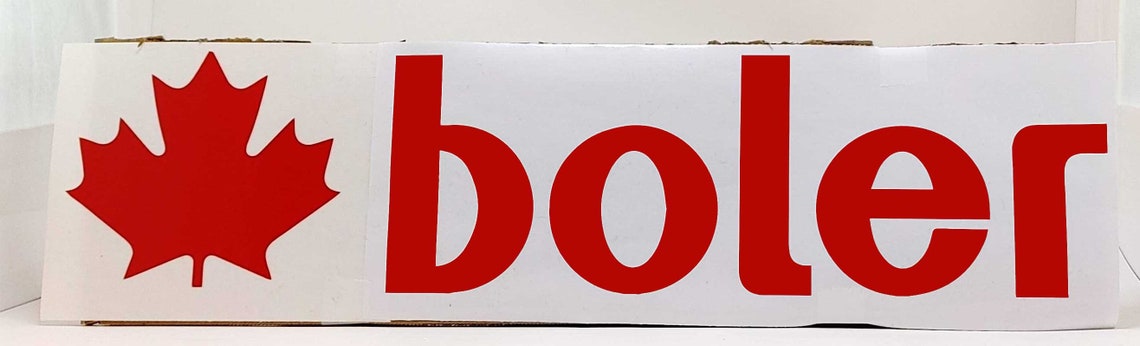 Vintage Inspired Maple Leaf Boler Logo Decal - Retro RV Decor - Etsy Canada
