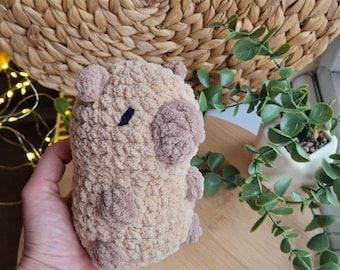Peluche de capibara, animal de peluche, tierno y tierno capibara, regalo de peluche para niños, regalo para amantes de los capibaras de peluche kawaii
