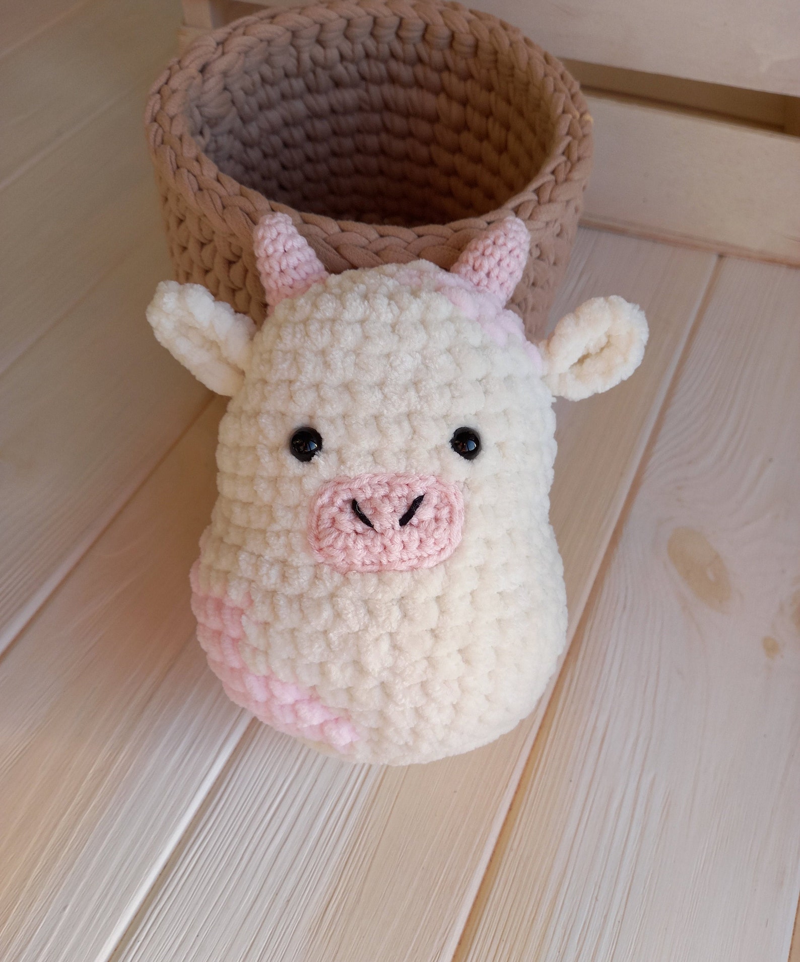 Strawberry Cow Squishmallow Plushie in Kawaii Style Pink Cow - Etsy