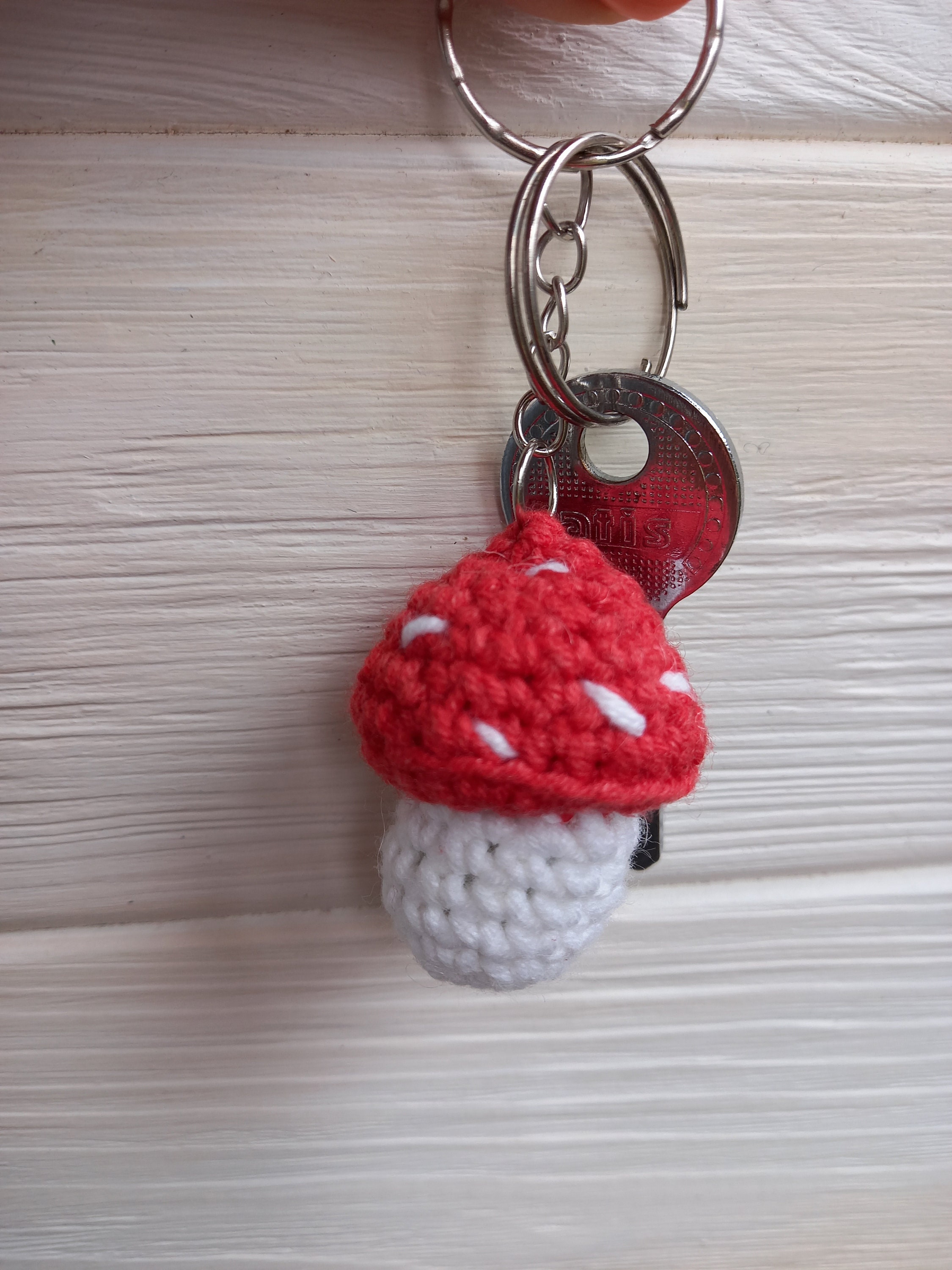 Mushroom Keychain Cute Key Fob Gift for Anyone You Love Etsy