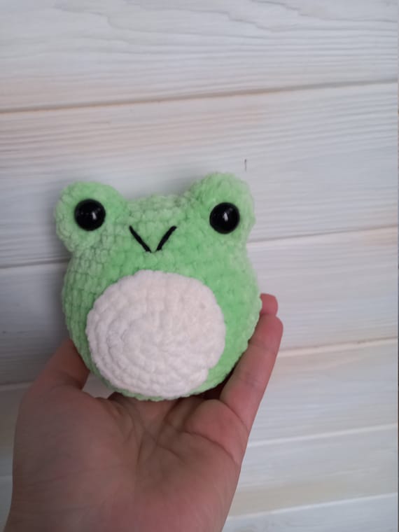 Crochet Frog Plush PDF PATTERN Squishmallow Amigurumi Plushie