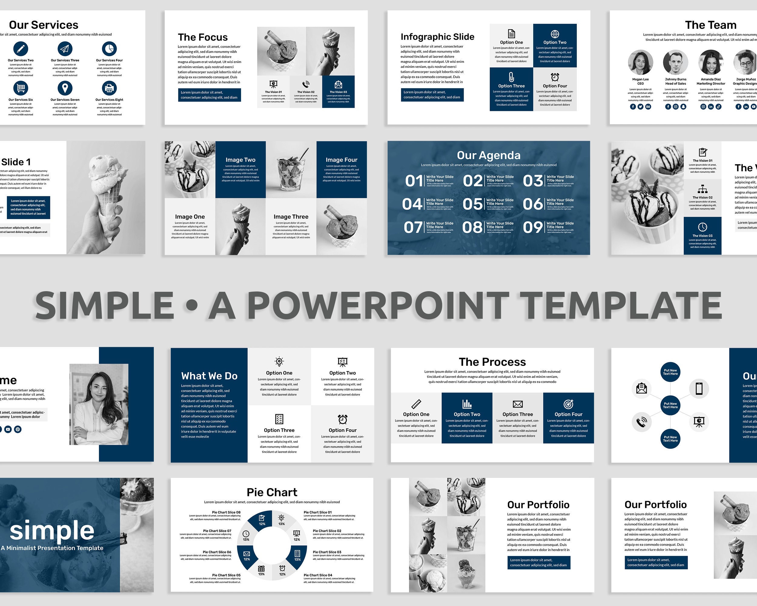 minimalist powerpoint template