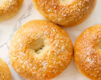 Gourmet Bakery Fresh N.Y Salt Bagels by The Pastry Corner