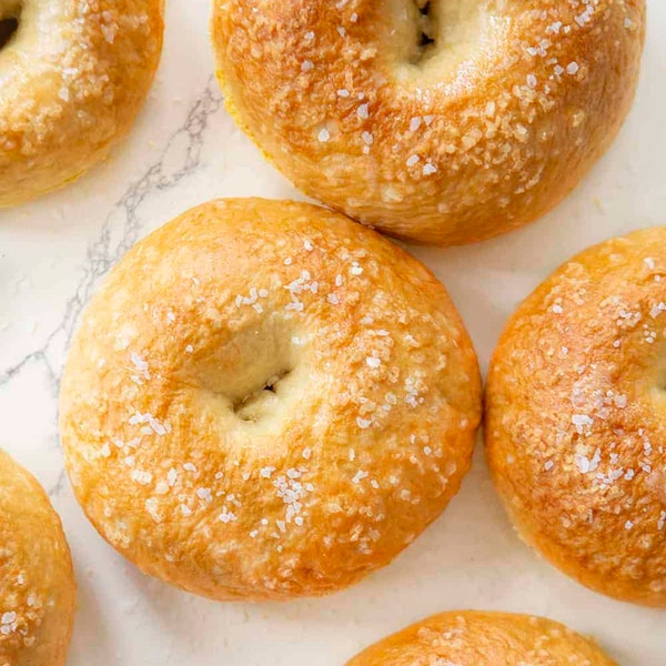 Gourmet Bakery Fresh N.Y Salt Bagels by The Pastry Corner