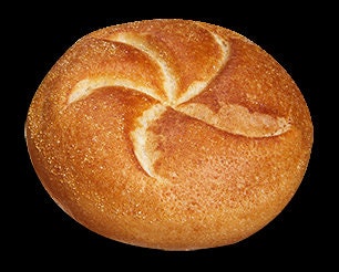 3.5″ Large Kaiser Roll Stamp with Sun Pattern Bread Stamp / Concha