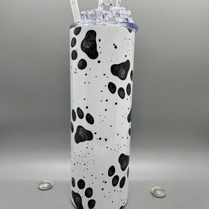 Dog Paws Tumbler/Paws 20 oz Tumbler/Pet Paws Tumbler/Dog 20 oz Tumbler/Pet Paws Tumbler/Water Bottle/