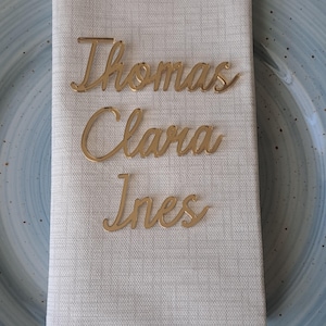 personalisierte Spiegel Acryl Tischkarten,Platzkarten Schriftzug Gold Silber Luxus,Tischkarten Gold Silber Spiegel Hochzeit Geburtstag Taufe