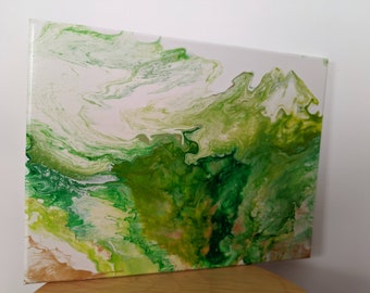 Green storm painting